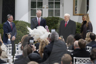 Trump pardons Thanksgiving turkey at the White House