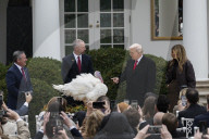 Trump pardons Thanksgiving turkey at the White House