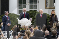 Trump pardons Thanksgiving turkey at the White House