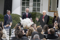 Trump pardons Thanksgiving turkey at the White House