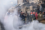 Fire At Korail Slum In Dhaka