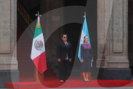 Honduran President Xiomara Castro Wecoming Ceremony In Mexico City