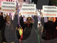 25N: Protests Against Gender Violence In Madrid