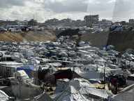 Al Mawasi Storm Destroys Displaced Tents - Gaza