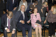 Königin Silvia von Schweden und Friedrich Merz bei der Verleihung des Deutschen Mittelstandspreises in Berlin