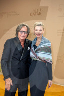 Mohamed Hadid and Keni Silva At Movie Screening - Doha