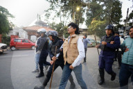 Gen-Z Activists In Nepal Led By Miraj Dhungana Confronts Police Near Prime Minister’s Official Residence