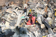  	Devastation And Resilience In The Wake Of The Korail Slum Fire In Dhaka 