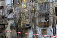 Damage from Russian Drone Attack - Dnipro