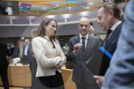 Foreign Affairs Council Of European Union In Brussels