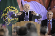 The President Of Brazil, Luiz Inácio Lula Da Silva, And The Minister Sign The Income Tax Exemption In Brazil.