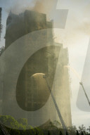 Residential Area Fire Site In Hong Kong