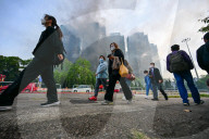 Residential Area Fire Site In Hong Kong