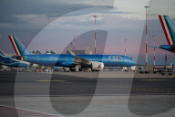 Pope Leo XIV Boards A Plane To Ankara At Rome's Fiumicino International Airport