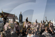 Elephants To Pay Respects Late Queen Mother Sirikit.