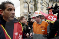 Demonstration of The CGT for The Nationalization of Arcelor Mittal - Paris