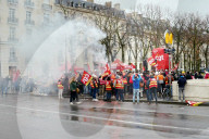 Demonstration of The CGT for The Nationalization of Arcelor Mittal - Paris