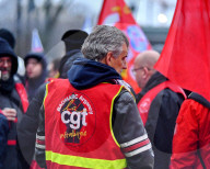 Demonstration of The CGT for The Nationalization of Arcelor Mittal - Paris