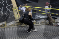 Accident On The Devil's Descent, "the Most Dangerous Street" In Mexico City, After A Soda Truck Lost Its Brakes