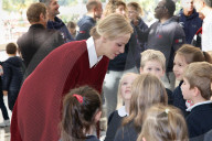 NO TABLOIDS - Princess Charlene at the Grimaldi Forum - Monaco