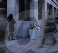 View Out Side Farragut West Metro Station  In Washington DC
