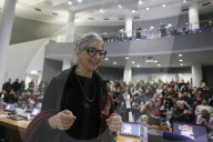 Conference with Greta Thunberg and Francesca Albanese - Rome