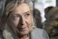 Marine Le Pen at the Drocourt Christmas Market for RN 2026 Municipal Campaign - Hauts-de-France