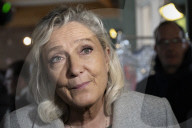 Marine Le Pen at the Drocourt Christmas Market for RN 2026 Municipal Campaign - Hauts-de-France
