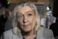 Marine Le Pen at the Drocourt Christmas Market for RN 2026 Municipal Campaign - Hauts-de-France