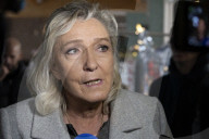 Marine Le Pen at the Drocourt Christmas Market for RN 2026 Municipal Campaign - Hauts-de-France