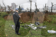 Russian Massive Combined Missile And Drone Attack On The Kyiv