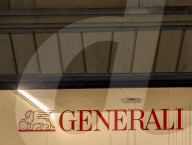 Generali Insurance Signage Illuminated On Facade