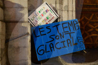Migrants Sleep In A Church To Escape The Cold In Lyon