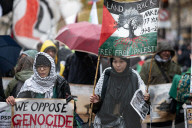 Demonstration In Solidarity With Palestine In Paris