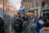 Arrests Made As Anti-Immigration March Sparks Tension In The Hague