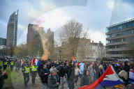 Arrests Made As Anti-Immigration March Sparks Tension In The Hague