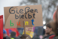Protets Against AFD New AFD Youth New Organization In Giessen