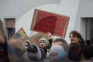 Protets Against AFD New AFD Youth New Organization In Giessen