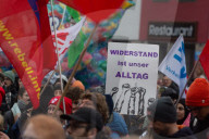 Protets Against AFD New AFD Youth New Organization In Giessen