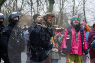Protets Against AFD New AFD Youth New Organization In Giessen