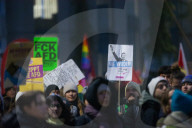 Protets Against AFD New AFD Youth New Organization In Giessen