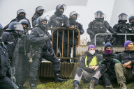 Large Demonstration Against Far-right AfD Youth Relaunch In Gießen On November 29