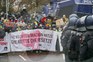 Large Demonstration Against Far-right AfD Youth Relaunch In Gießen On November 29