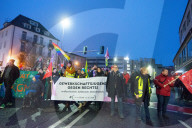 Protets Against AFD New AFD Youth New Organization In Giessen