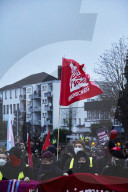 Large Demonstration Against Far-right AfD Youth Relaunch In Gießen On November 29