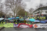 Large Demonstration Against Far-right AfD Youth Relaunch In Gießen On November 29