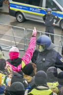 Large Demonstration Against Far-right AfD Youth Relaunch In Gießen On November 29