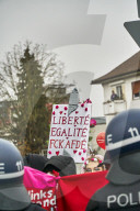 Large Demonstration Against Far-right AfD Youth Relaunch In Gießen On November 29