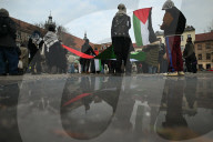 Activists March In Krakow Against Alleged Use Of Polish TNT In Gaza
