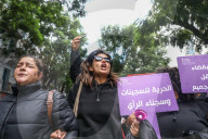 Feminists March Against Civil Society Crackdown And Restrictions On Public Space In Tunis